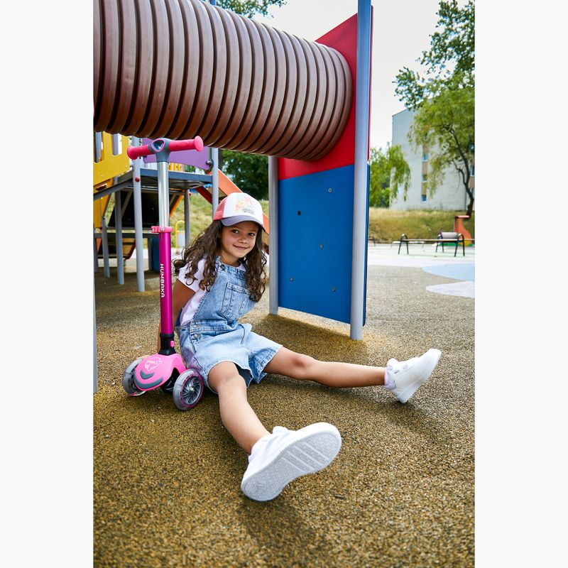 HUMBAKA Mini T ružová detská trojkolka HBK-S6T 15