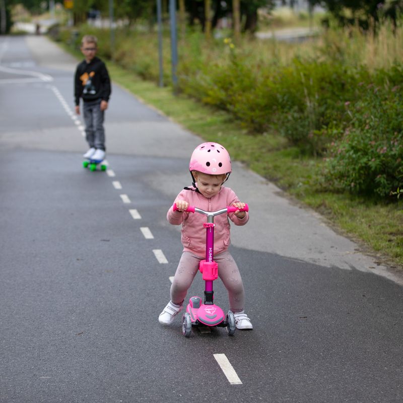 HUMBAKA Mini Y detská trojkolesová kolobežka ružová HBK-S6Y 19