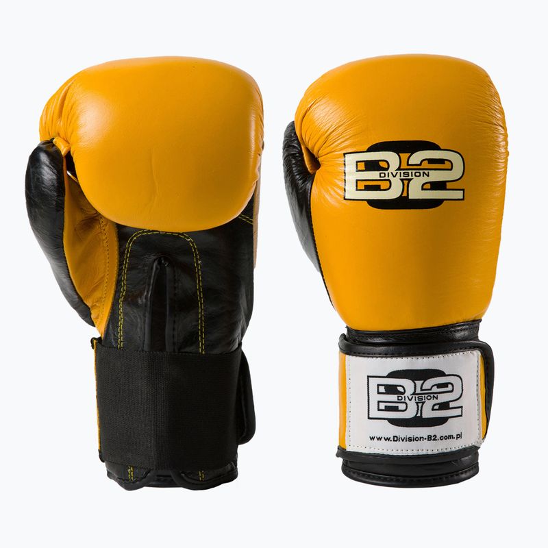Boxerské rukavice Division B-2 žlto-čierne DIV-SG01