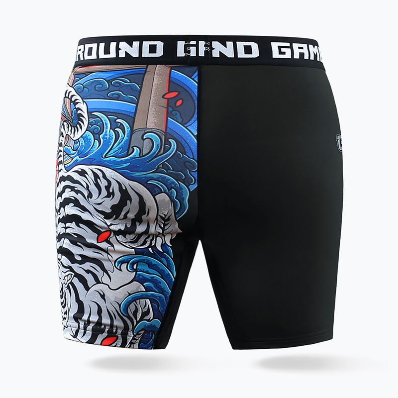 Ground Game Vale Tudo Yokai 3.0 pánske tréningové šortky black/multicolour 2