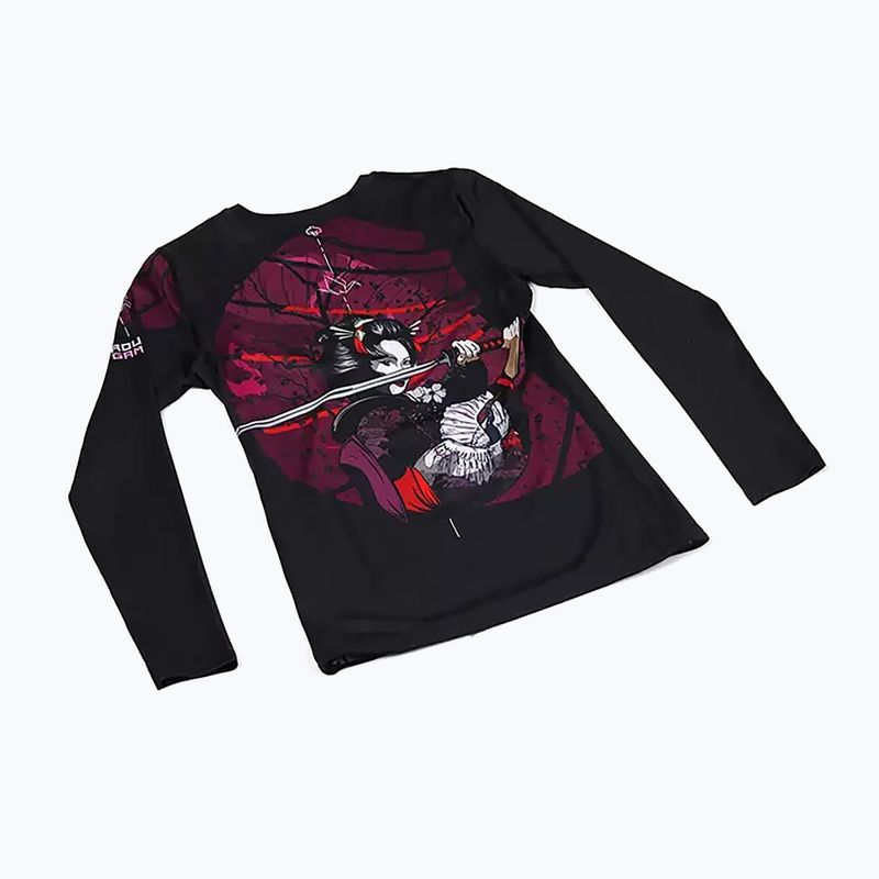 Dámsky chránič pleti Ground Game Tsuru Warrior Rashguard black 22WRASHLSGEIS