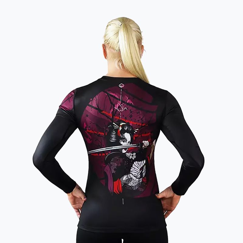 Dámsky chránič pleti Ground Game Tsuru Warrior Rashguard black 22WRASHLSGEIS 2