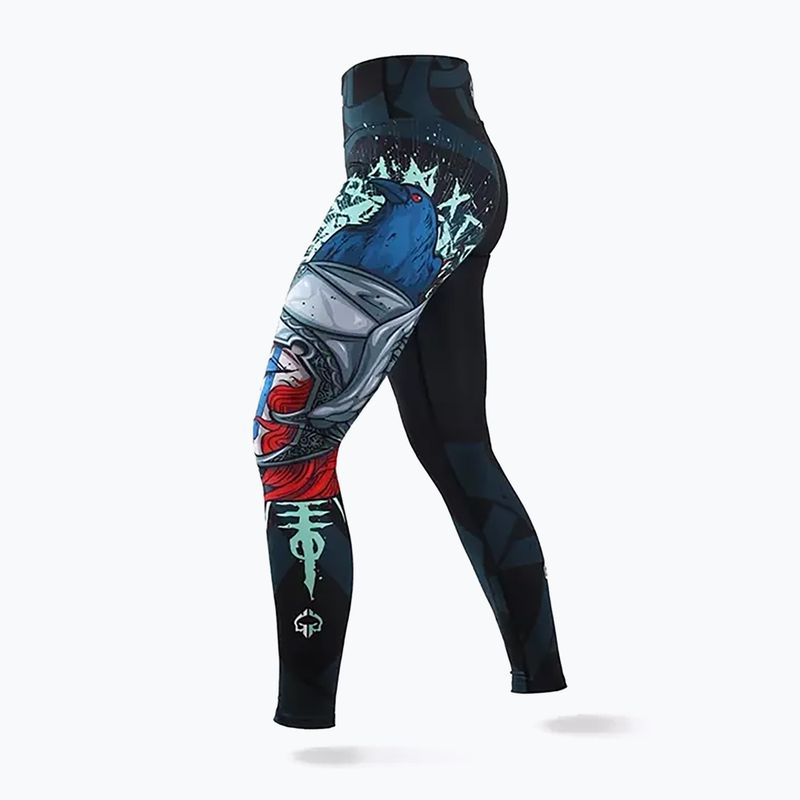 Dámske tréningové legíny Ground Game Valkyria multicolor 3