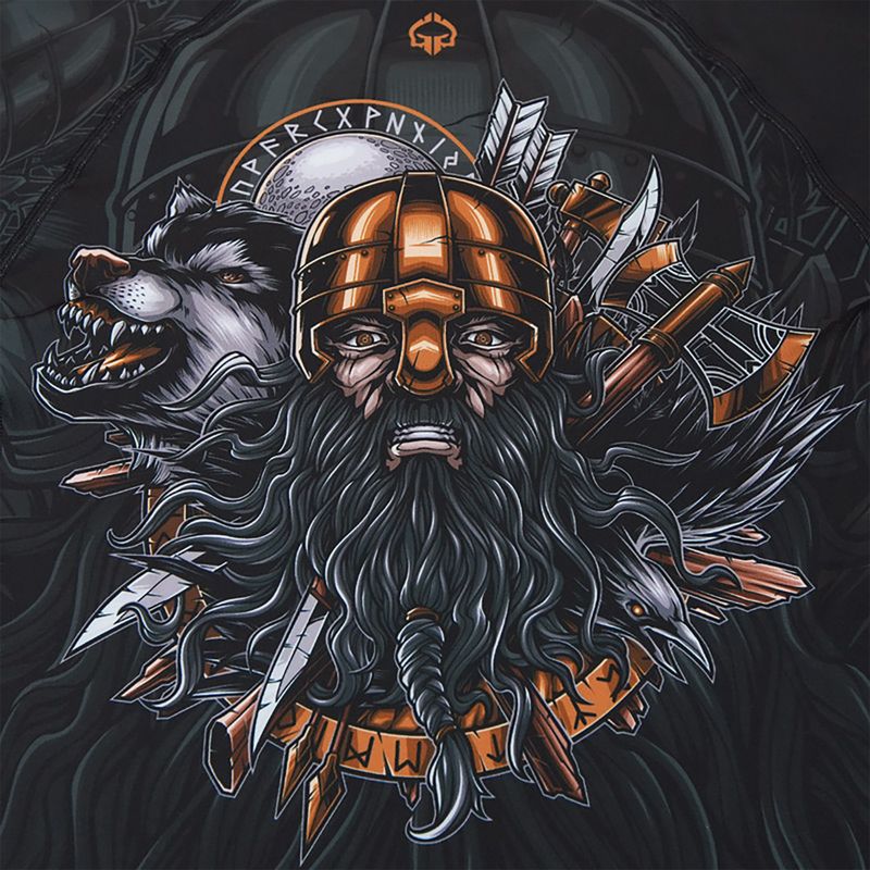 Pánsky chránič Ground Game Ragnarok multicolour Rashguard 5