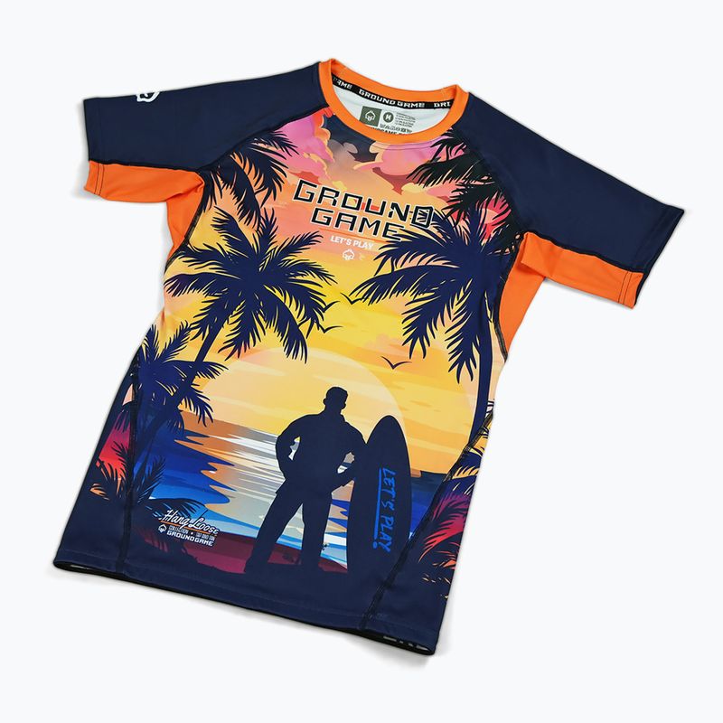 Pánske tričko Ground Game Rashguard Hang Loose multicolour 3