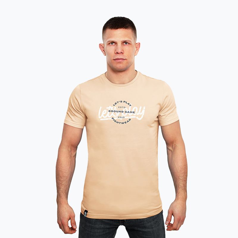 Pánske tričko Ground Game Play T-shirt brown