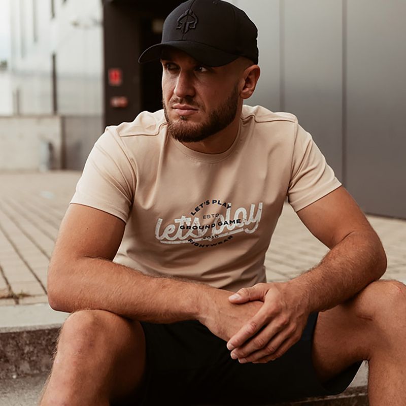 Pánske tričko Ground Game Play T-shirt brown 6