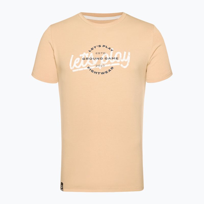 Pánske tričko Ground Game Play T-shirt brown 2