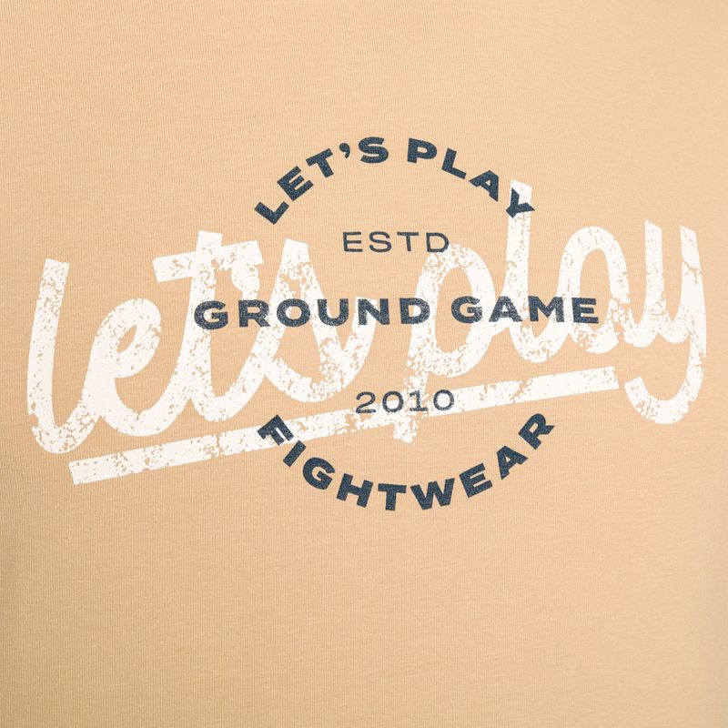Pánske tričko Ground Game Play T-shirt brown 4