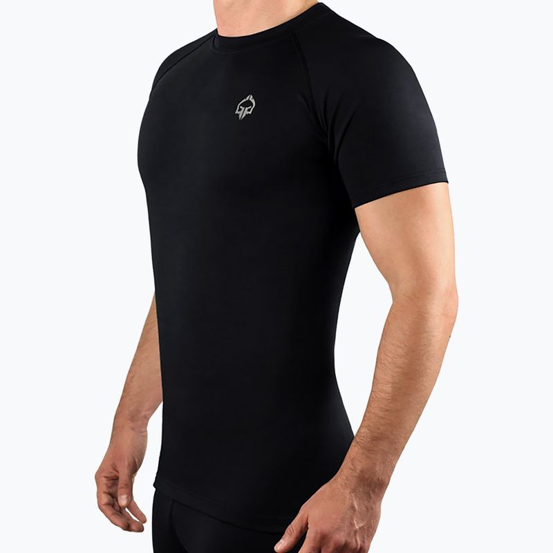 Rashguard Ground Game Essential Platinum black 3