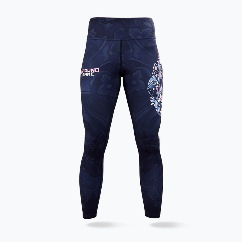 Dámske tréningové legíny Ground Game Asami multicolor