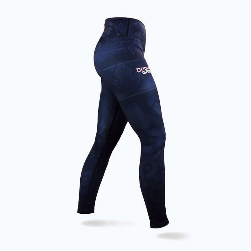 Dámske tréningové legíny Ground Game Asami multicolor 4