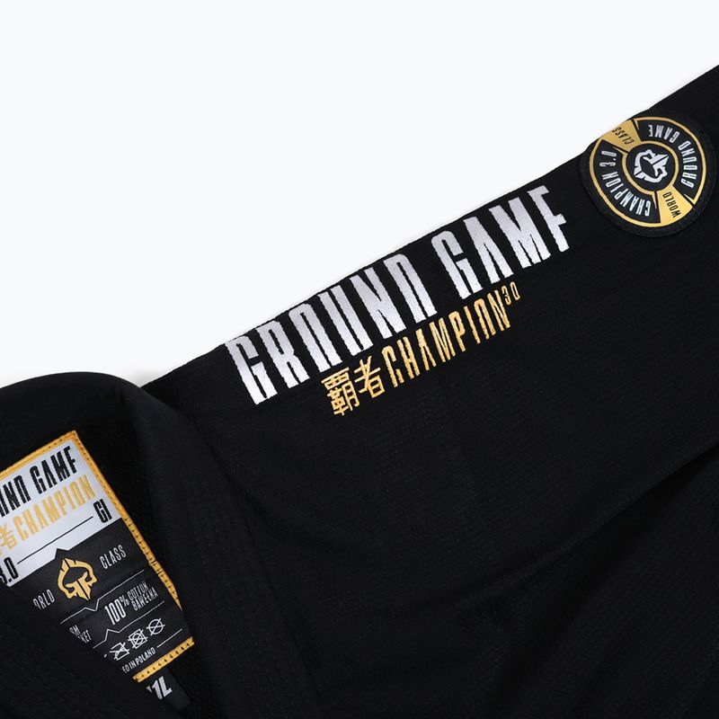 Kimono GI pre brazílske juu-jitsu Ground Game Champion 3.0 black 17