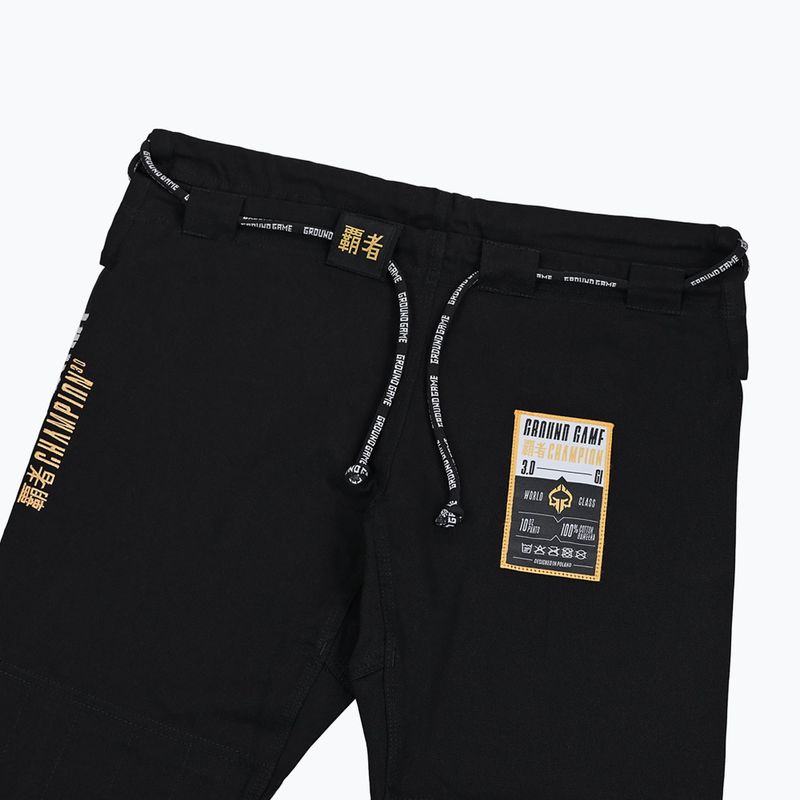 Kimono GI pre brazílske juu-jitsu Ground Game Champion 3.0 black 20