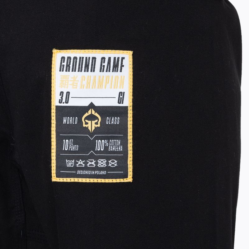 Kimono GI pre brazílske juu-jitsu Ground Game Champion 3.0 black 10