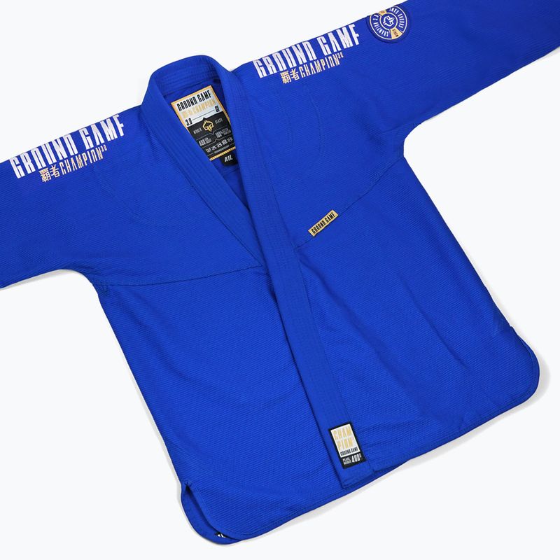 Kimono GI pre brazílske juu-jitsu Ground Game Champion 3.0 blue 13
