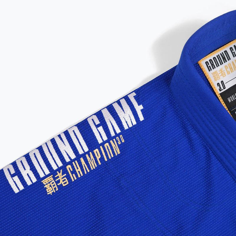 Kimono GI pre brazílske juu-jitsu Ground Game Champion 3.0 blue 14
