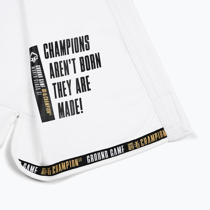Kimono GI pre brazílske juu-jitsu Ground Game Champion 3.0 white 19