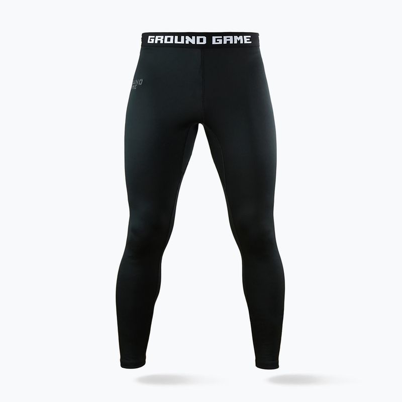Ground Game Athletic Shadow Čierne tréningové legíny