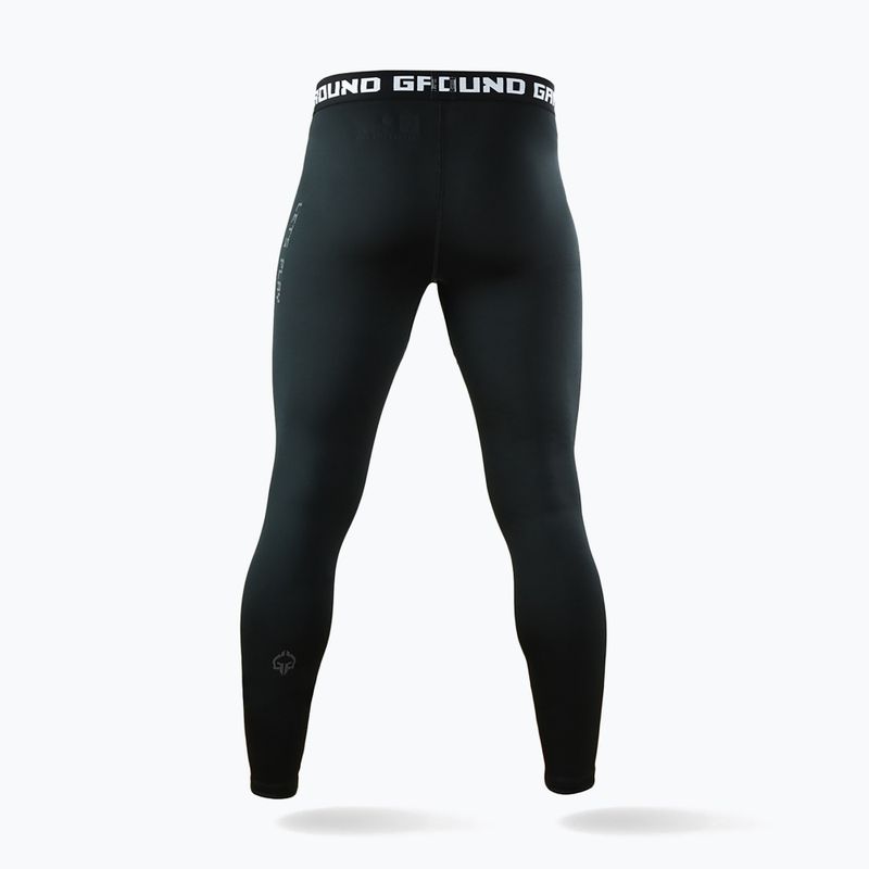 Ground Game Athletic Shadow Čierne tréningové legíny 2