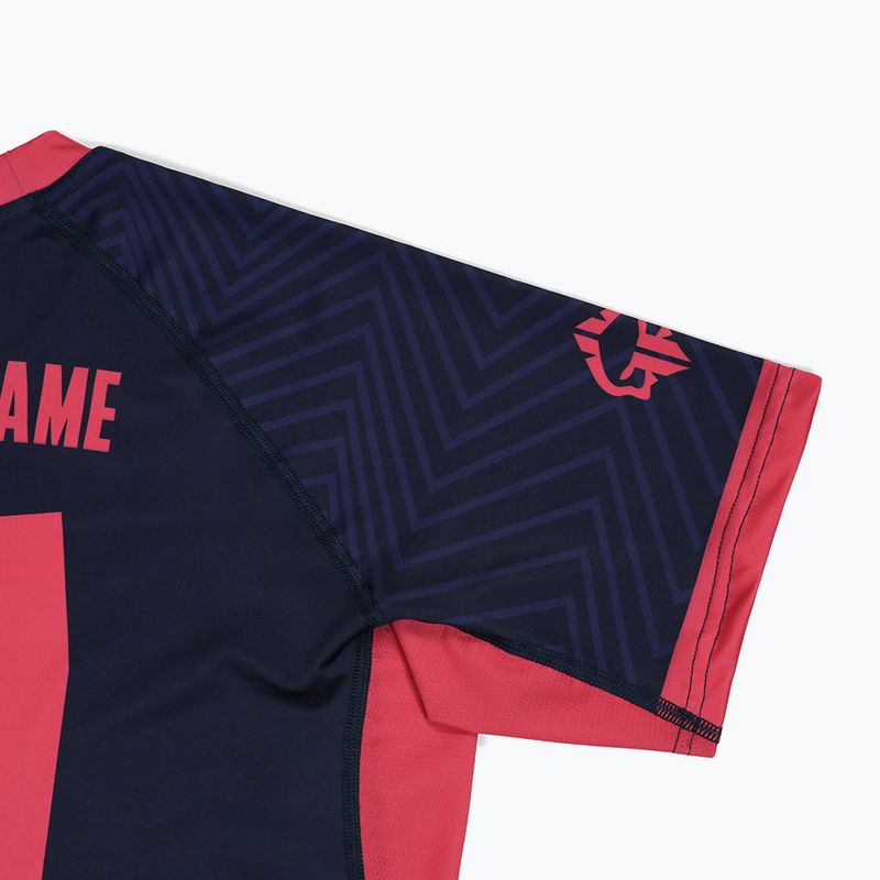 Rashguard Ground Game FC Armbar navy blue 5