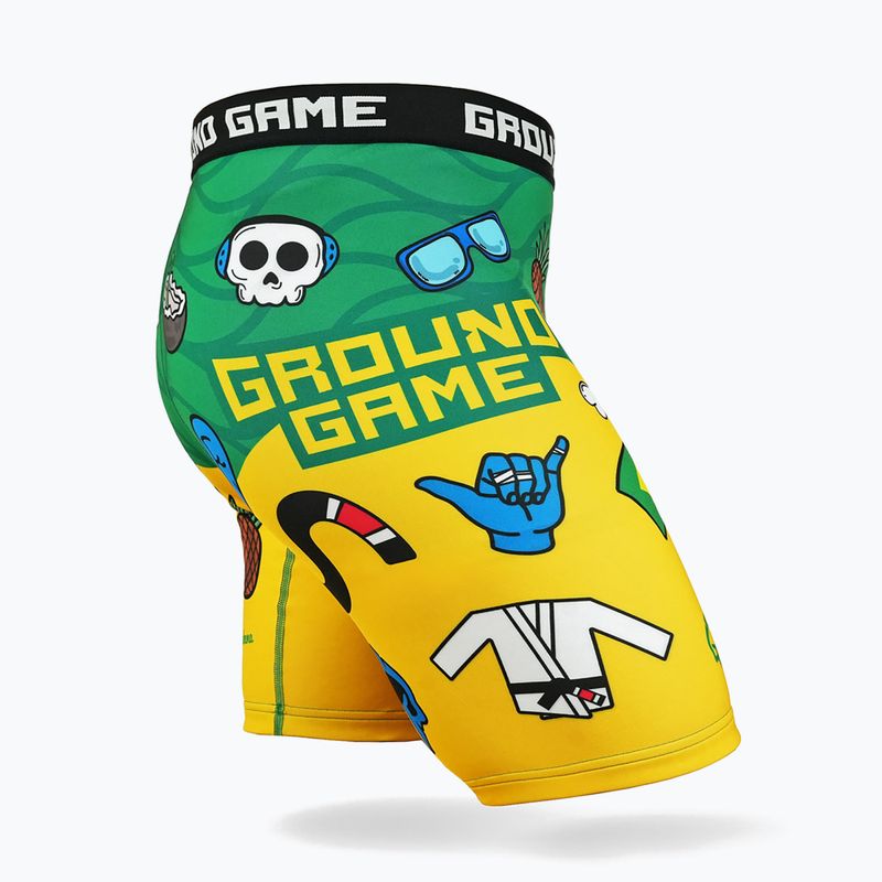 Ground Game Vale Tudo Copacabana viacfarebné tréningové šortky 3