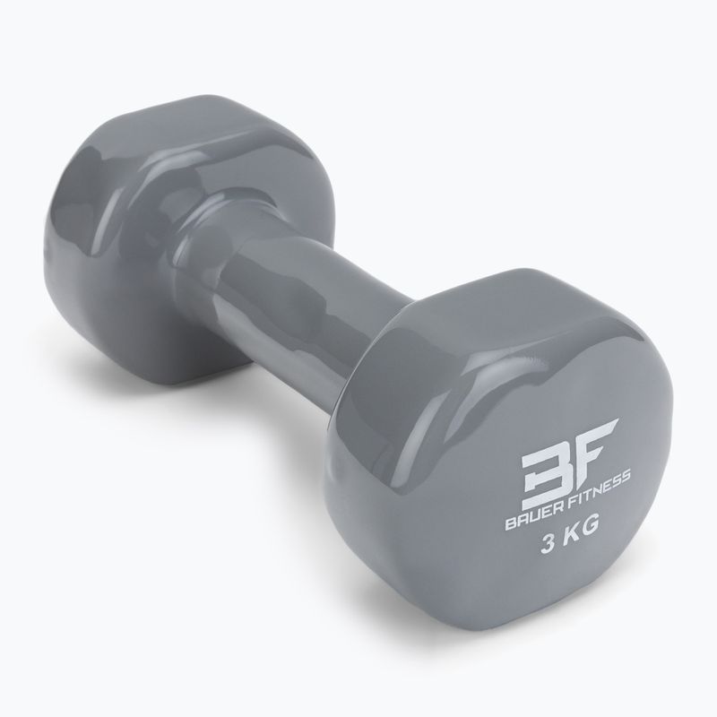 Vinylová činka Bauer Fitness 3 kg zelená AC-1404