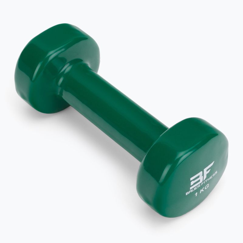 Vinylová činka Bauer Fitness 1 kg žltá AC-1402 2