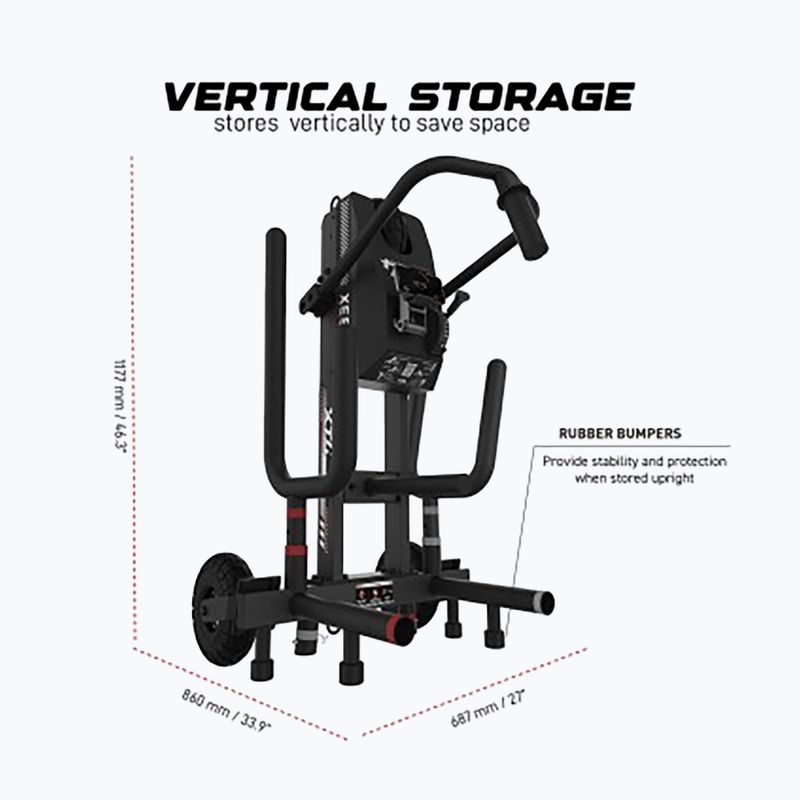 Sane na silový tréning XEBEX XT4 Sled black 4