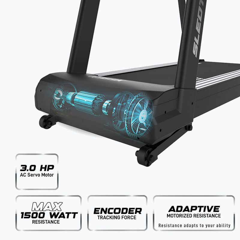 Elektrický bežecký pás XEBEX SledTrac 6000 black 6