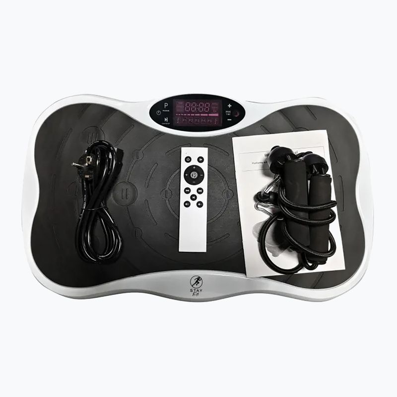 Vibračná platforma Extralink Moonwalk Spin Move black/white
