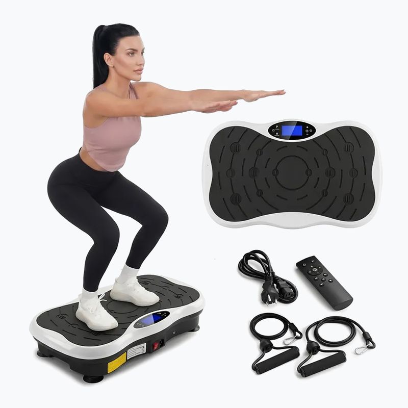 Vibračná platforma Extralink Moonwalk Spin Move black/white 9