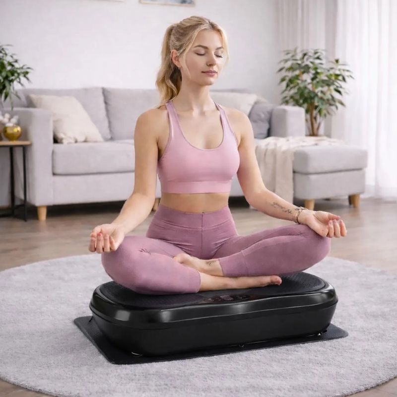 Vibračná platforma Extralink Moonwalk Spin Move black 12