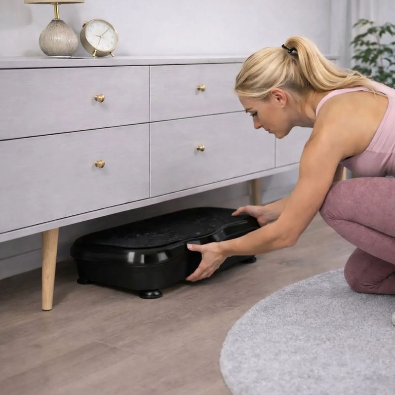 Vibračná platforma Extralink Moonwalk Spin Move black 13