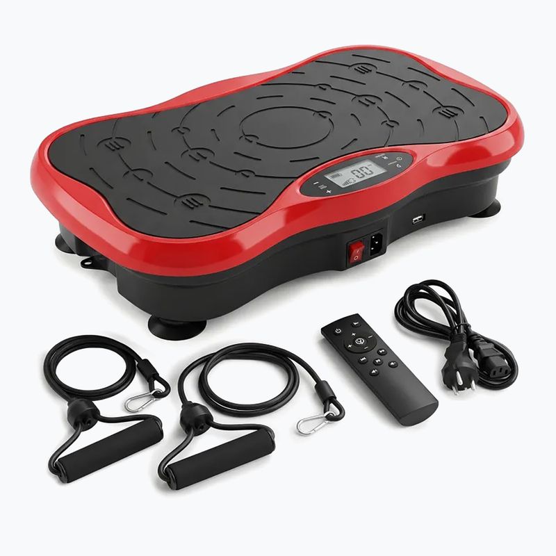 Vibračná platforma Extralink Moonwalk Spin Move black/red