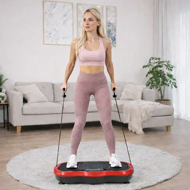 Vibračná platforma Extralink Moonwalk Spin Move black/red 6