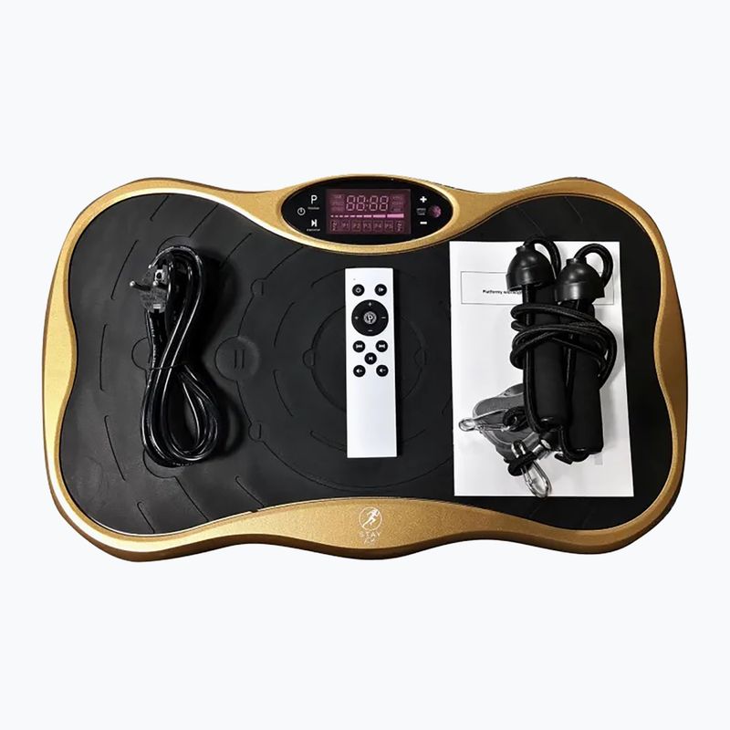 Vibračná platforma Extralink Moonwalk Spin Move black/gold
