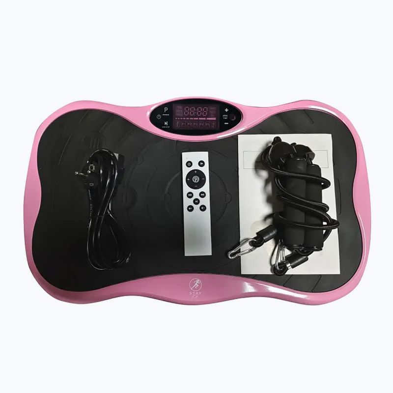 Vibračná platforma Extralink Moonwalk Spin Move black/pink