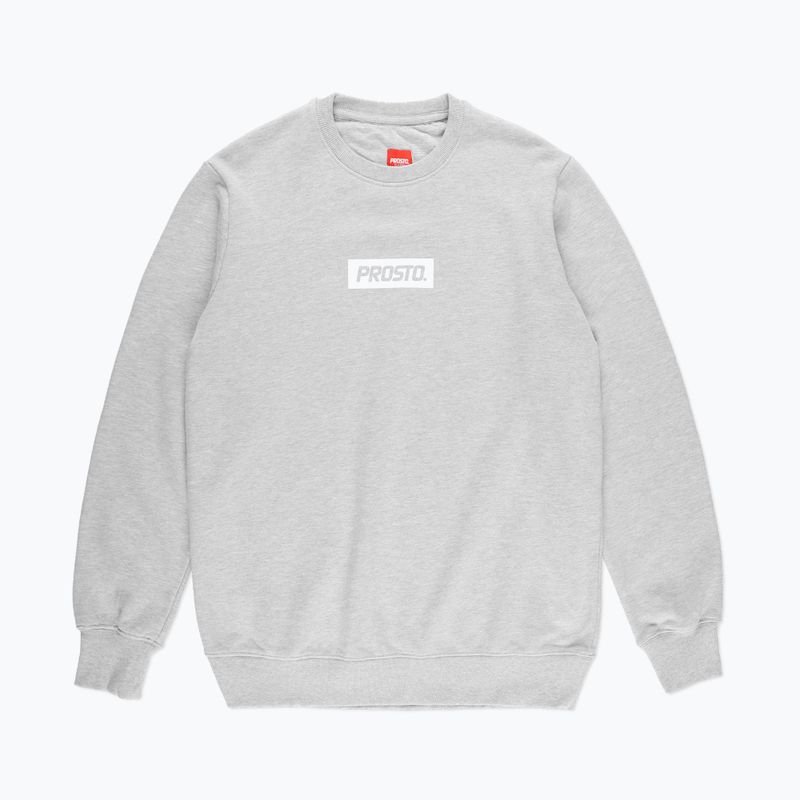 Pánska mikina PROSTO Crewneck Bokz sivá