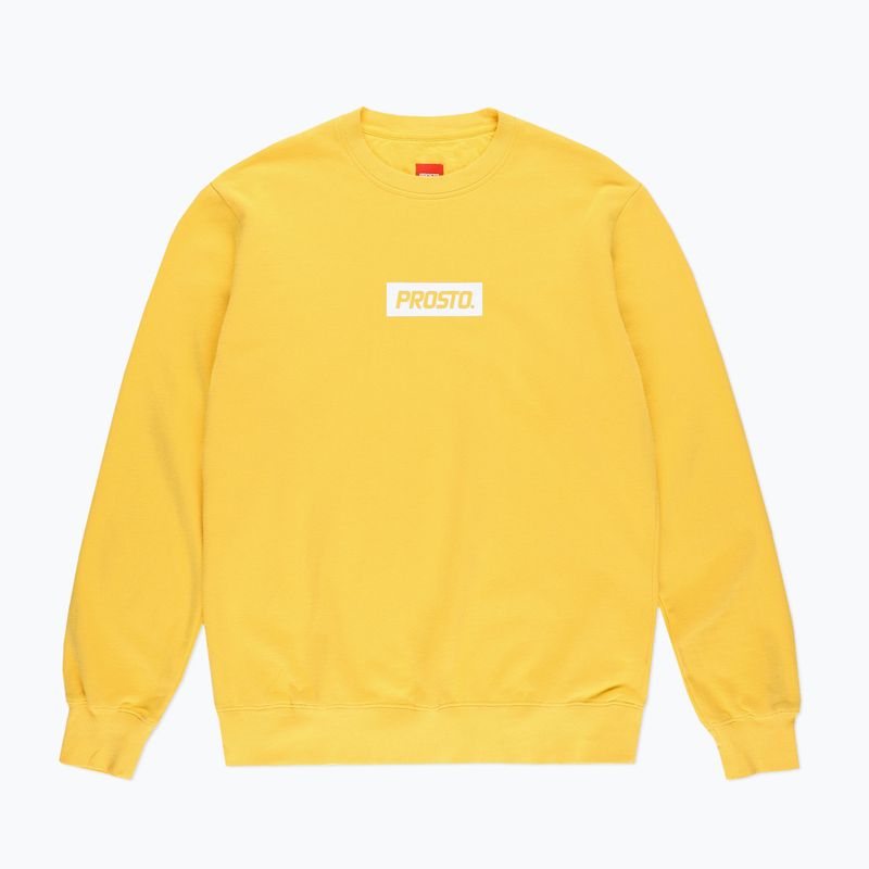 Pánska mikina PROSTO Crewneck Bokz yellow