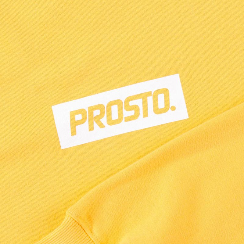 Pánska mikina PROSTO Crewneck Bokz yellow 3