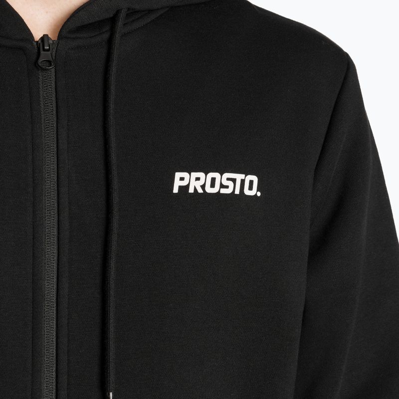 Pánska mikina PROSTO Rendot Zip Hoodie black 3