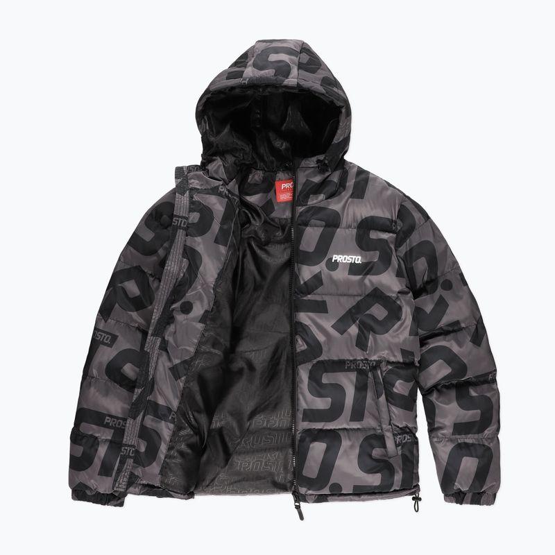 PROSTO pánska zimná bunda Winter Adament black 3