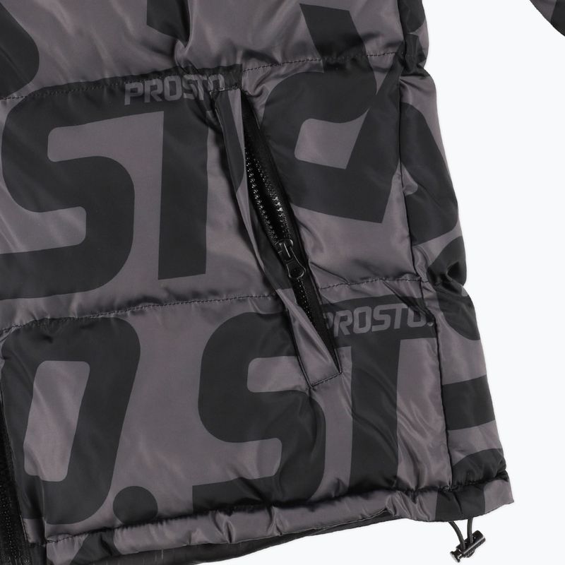 PROSTO pánska zimná bunda Winter Adament black 5