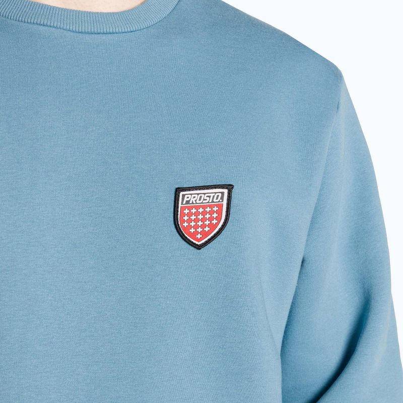 Pánska mikina PROSTO Crewneck Base blue 3