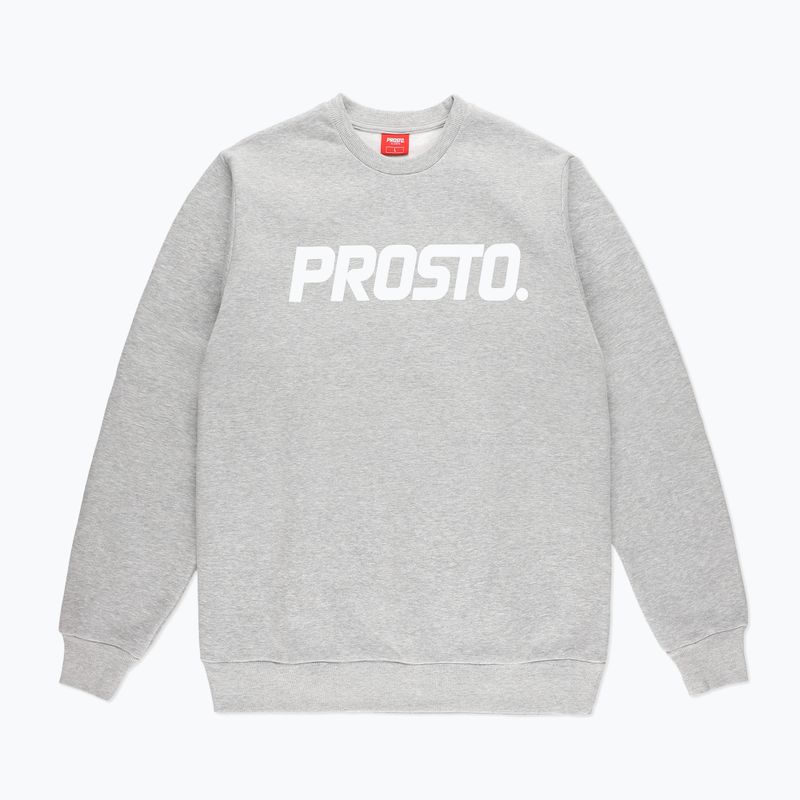 Pánska mikina PROSTO Crewneck Toras sivá 4