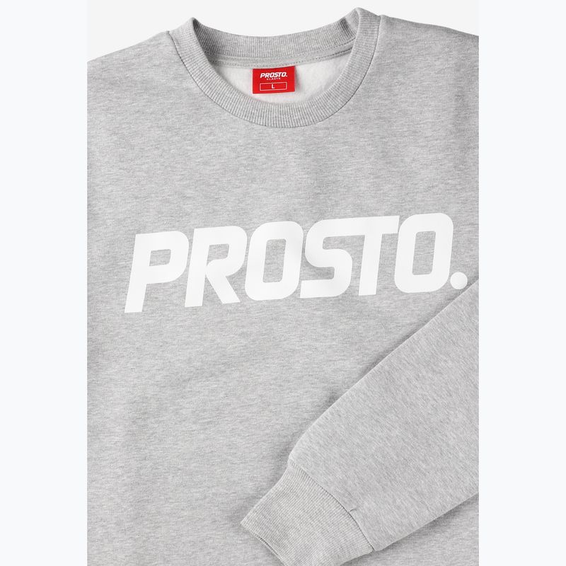 Pánska mikina PROSTO Crewneck Toras sivá 6