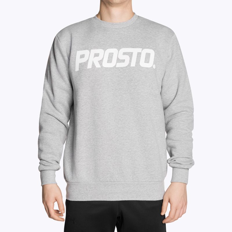 Pánska mikina PROSTO Crewneck Toras sivá