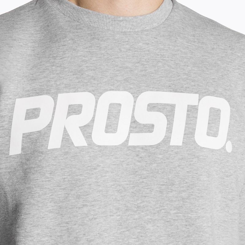 Pánska mikina PROSTO Crewneck Toras sivá 3