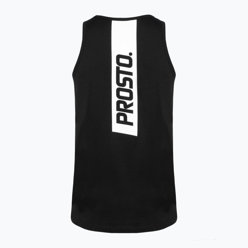 Pánske tielko PROSTO Top Triztix čierne 2